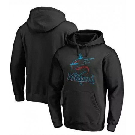 Men's Miami Marlins Black Hoodie