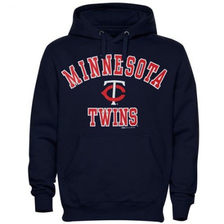 Minnesota Twins Fastball Fleece Pullover Navy Blue MLB Hoodie