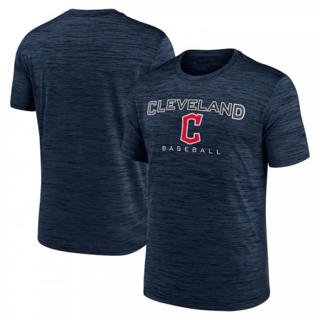 Men's Cleveland Guardians Navy Velocity Practice Performance T-Shirt