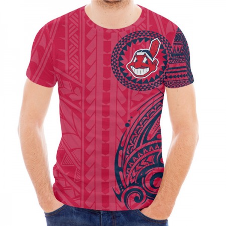 Men's Cleveland indians Red T-Shirt