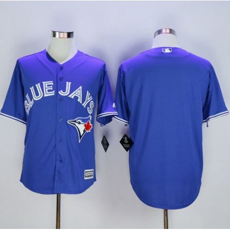 Blue Jays Blank Blue New Cool Base Stitched MLB Jersey