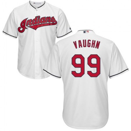 indians #99 Ricky Vaughn White Home Stitched Youth MLB Jersey