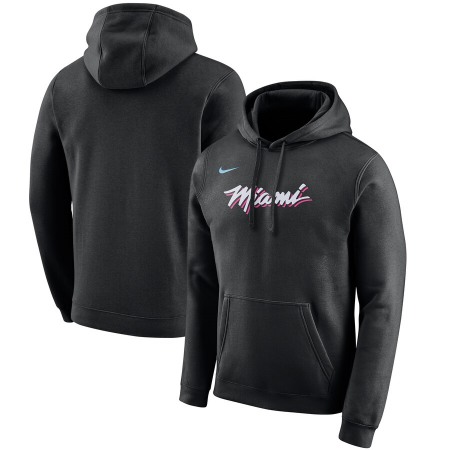 Men's Miami Heat Black City Edition Club Pullover Hoodie