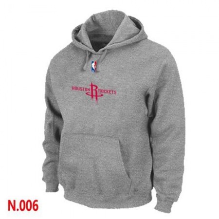 NBA Houston Rockets Pullover Hoodie Light Grey