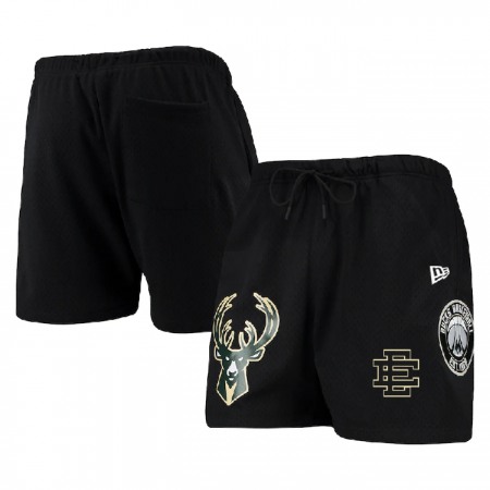 Men's Milwaukee Bucks Pro Black Shorts 001