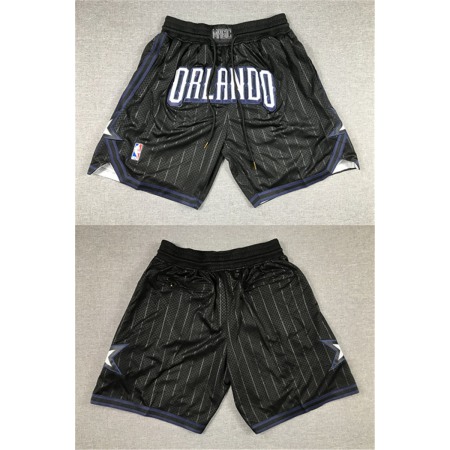 Men's Orlando Magic Black Shorts(Run Small)