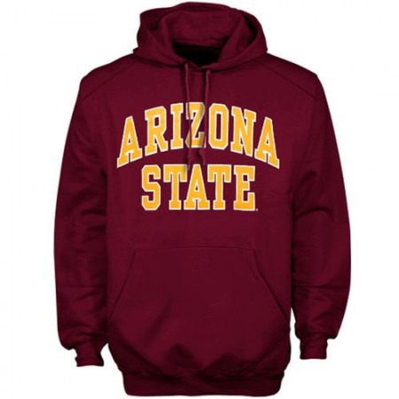 Arizona State Sun Devils Bold Arch Hoodie Maroon