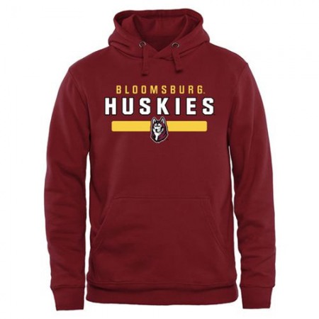 Bloomsburg Huskies Team Strong Pullover Hoodie Garnet