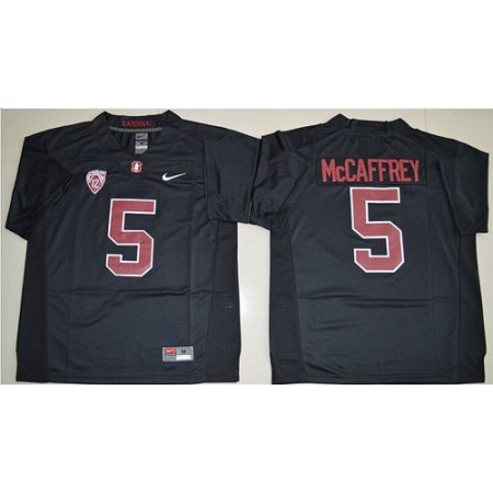 Cardinal #5 Christian McCaffrey Black Stitched NCAA Jersey