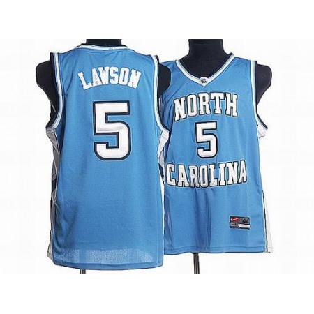 North Carolina #5 Ty Lawson Blue Stitched NCAA Jersey