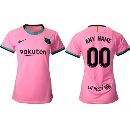 Women's Barcelona Personalized Away Soccer Club Jersey