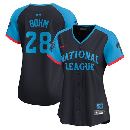 Women's National League Alec Bohm Nike Navy 2024 MLB All-Star Game Limited Player Jersey