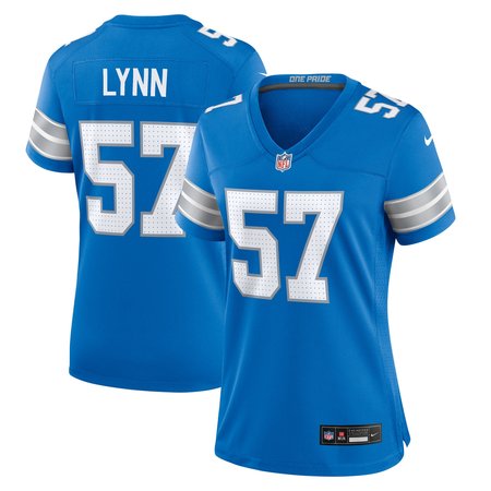 Women's Detroit Lions Nate Lynn Nike Blue Game Jersey