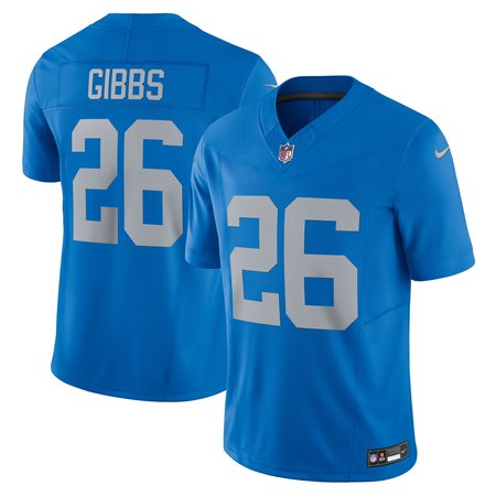 Men's Detroit Lions Jahmyr Gibbs Nike Blue Vapor F.U.S.E. Alternate Limited Jersey