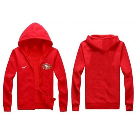 Nike San Francisco 49ers Authentic Logo Hoodie Red