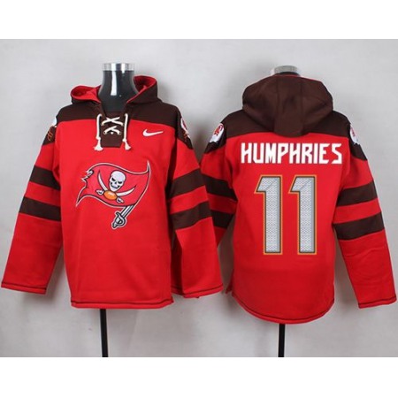 Nike Buccaneers #11 Adam Humphries Red Player Pullover NFL Hoodie