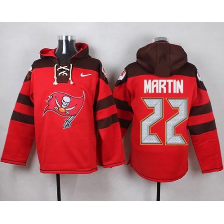 Nike Buccaneers #22 Doug Martin Red Player Pullover NFL Hoodie