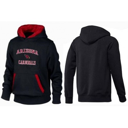 Arizona Cardinals Heart & Soul Pullover Hoodie Black & Red