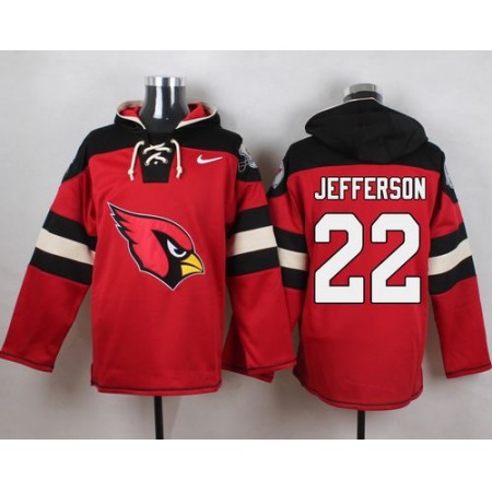 Nike Cardinals #22 Tony Jefferson Red Player Pullover NFL Hoodie