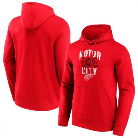 Men's Detroit Red Wings Red Hometown Graphic Hoodie