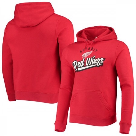 Men's Detroit Red Wings Red Script Wordmark Hoodie