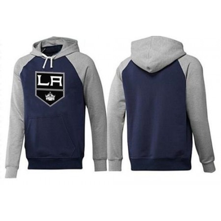 Los Angeles Kings Pullover Hoodie Dark Blue & Grey