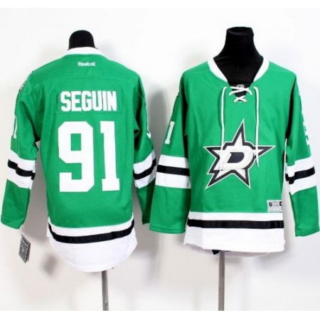 Stars #91 Tyler Seguin Green Youth Stitched NHL Jersey