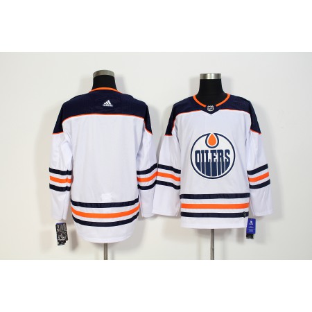 Men's Adidas Edmonton Oilers White Stitched NHL Jersey