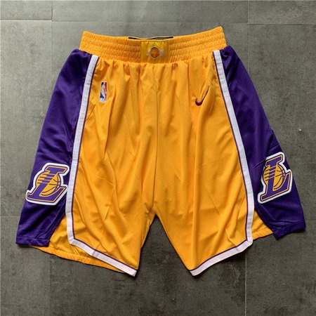 Los Angeles Lakers Yellow Shorts