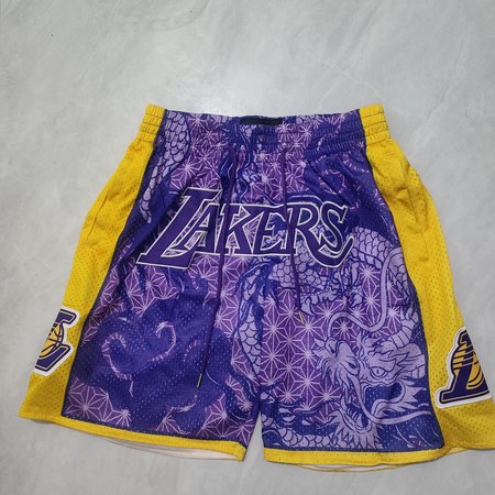 Los Angeles Lakers Purple Shorts